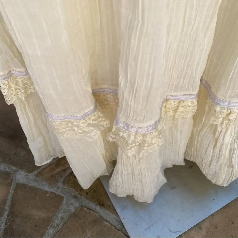 Vintage Gunne Sax by Jessica 70's Prairie Summer dress size 9 - Picture 9 of 15